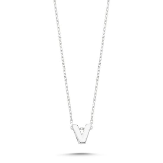 Wholesale -V- Initial Necklace