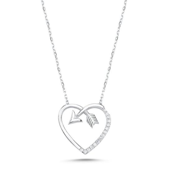 Wholesale Heart & Arrow CZ Necklace