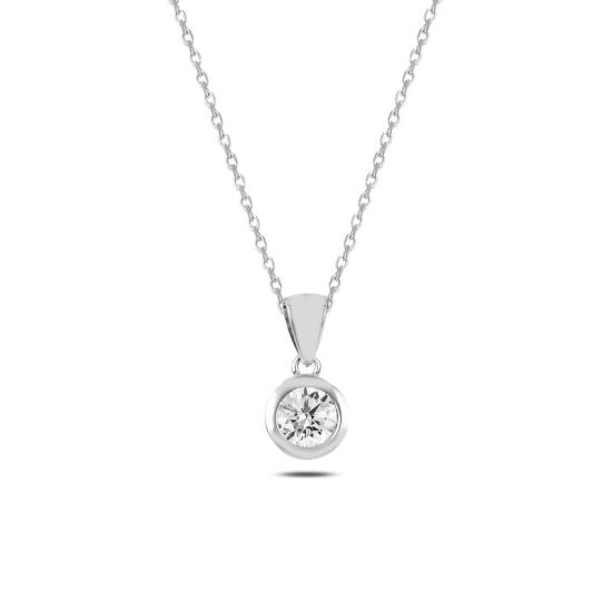 Wholesale Solitaire CZ Necklace