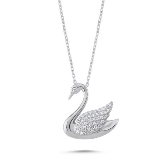 Wholesale Swan CZ Necklace