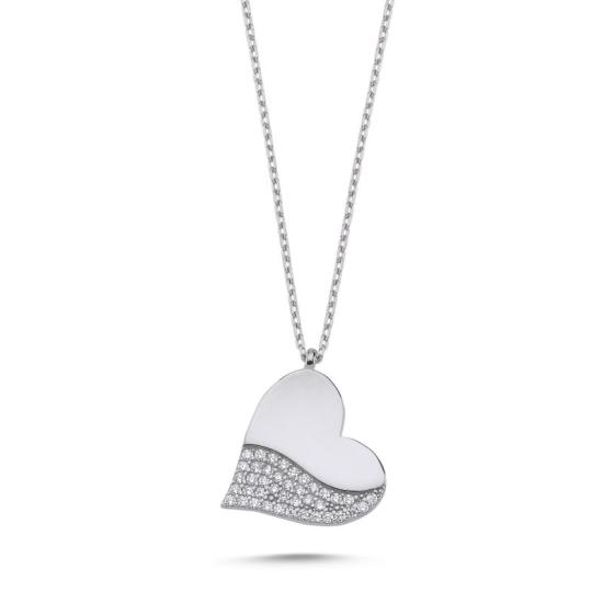 Wholesale Heart CZ Necklace