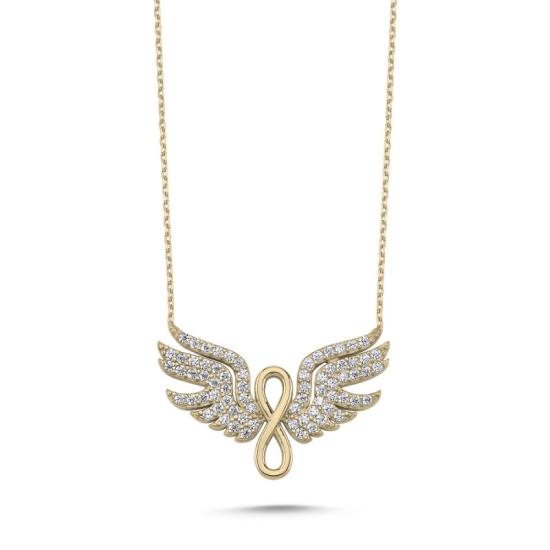 Wholesale Wings & Infinity CZ Necklace