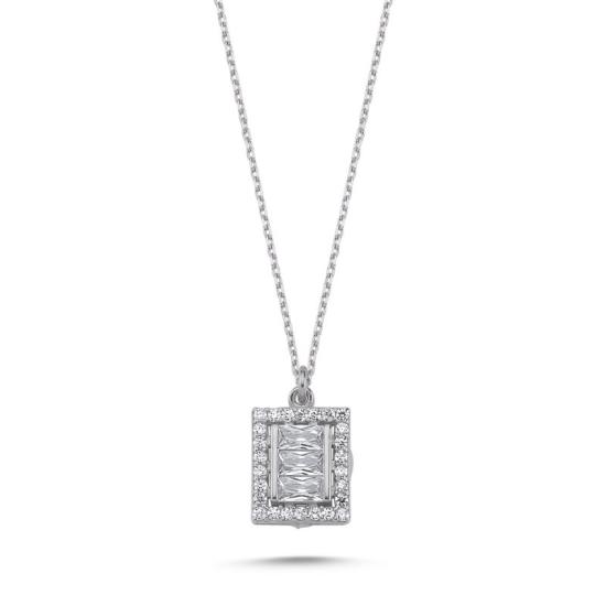 Wholesale Baguette CZ Necklace