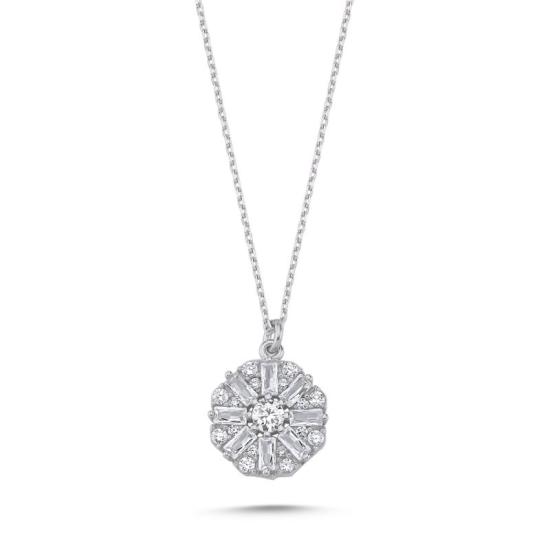 Wholesale Baguette CZ Necklace