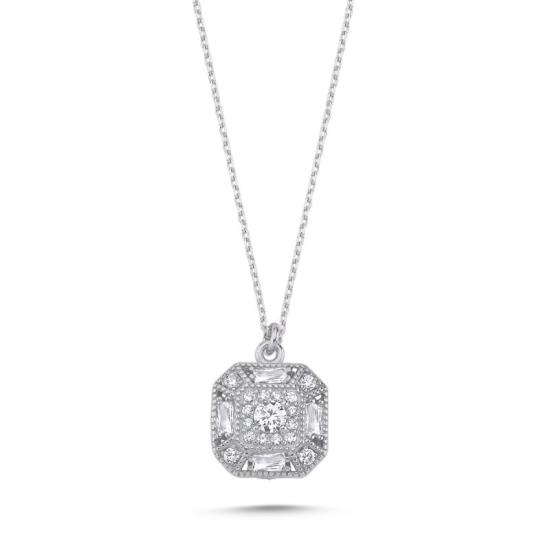 Wholesale Baguette CZ Necklace