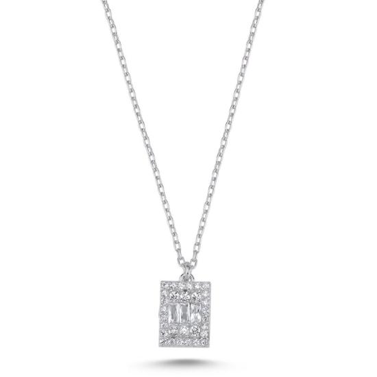 Wholesale Baguette CZ Necklace