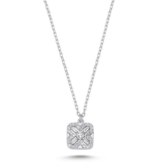 Wholesale Baguette CZ Necklace