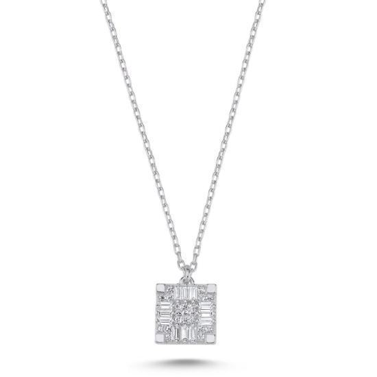 Wholesale Baguette CZ Necklace