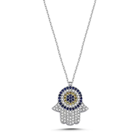 Wholesale Hamsa & Evil Eye CZ Necklace