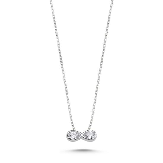 Wholesale Infinity Drop CZ Necklace