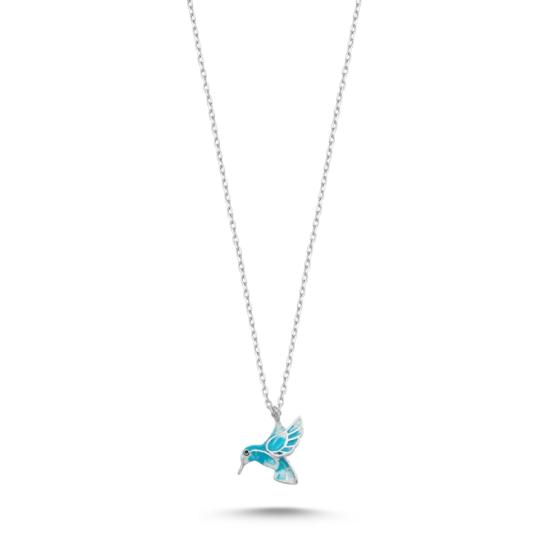 Wholesale Bird Enamel Necklace