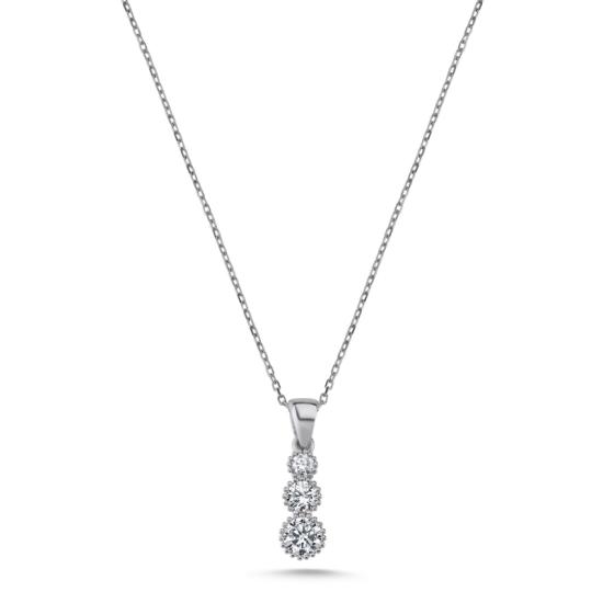 Wholesale Trickle CZ Necklace