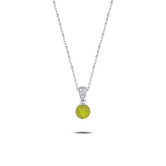 Wholesale Green Ball Necklace