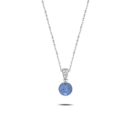 Wholesale Blue Ball Necklace