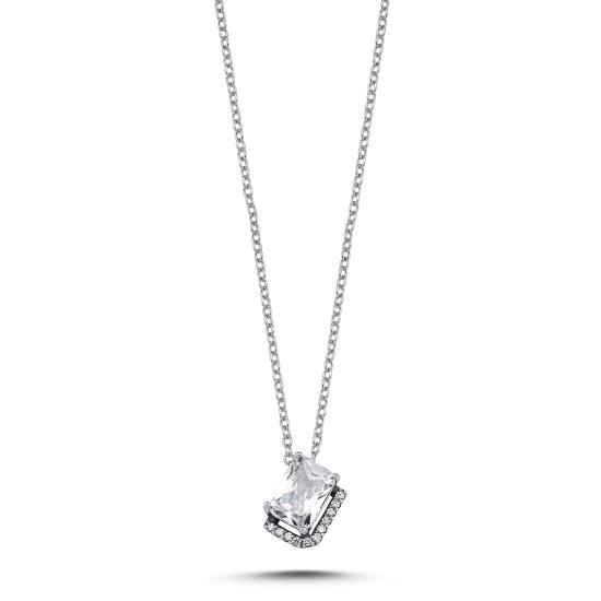 Wholesale Baguette & CZ Necklace