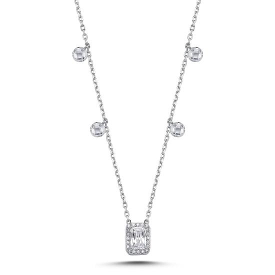 Wholesale Baguette & CZ Necklace