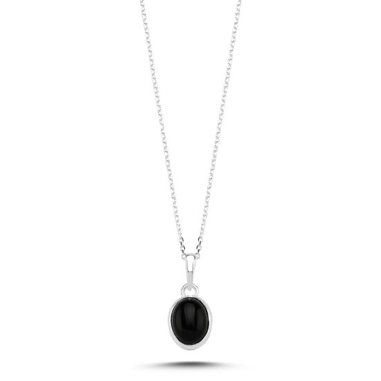 Wholesale Onyx & Oval Natural Stone Necklace