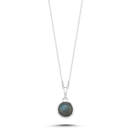 Wholesale Labradorite & Round Natural Stone Necklace