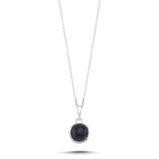 Wholesale Lapis Lazuli & Round Natural Stone Necklace