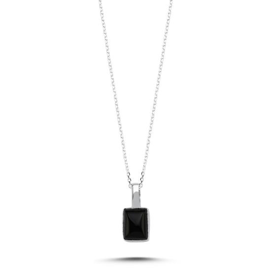 Wholesale Onyx & Rectangle Natural Stone Necklace