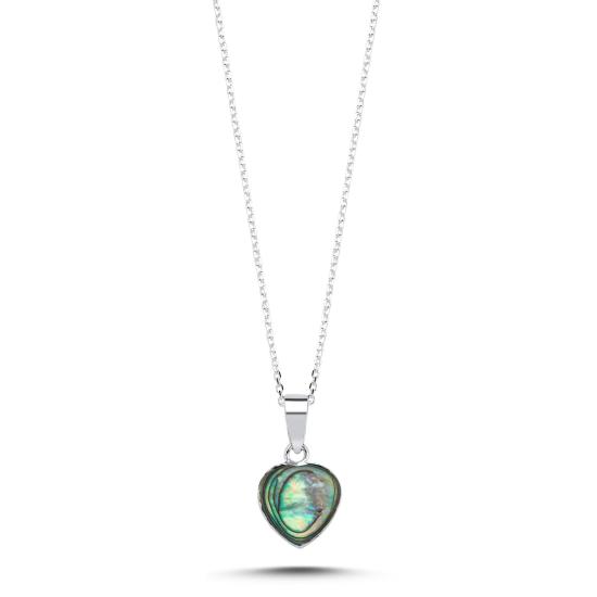 Wholesale Abalone & Heart Necklace