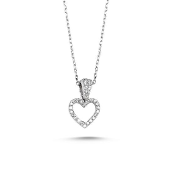 Wholesale CZ Heart Necklace