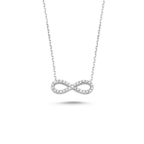 Wholesale CZ Infinity Necklace