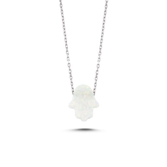 Wholesale Opal Hamsa Necklace