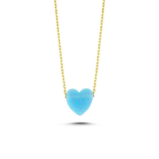 Wholesale Opal Heart Necklace