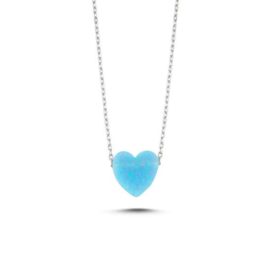 Wholesale Opal Heart Necklace