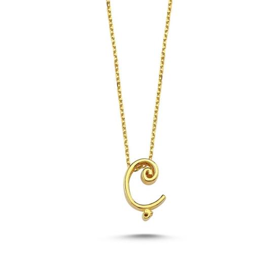 Wholesale -Ç- Initial Necklace