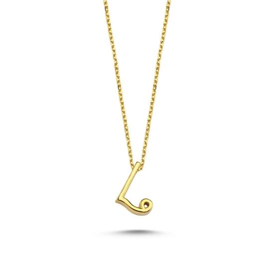 Wholesale -L- Initial Necklace