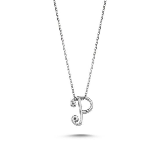 Wholesale -P- Initial Necklace