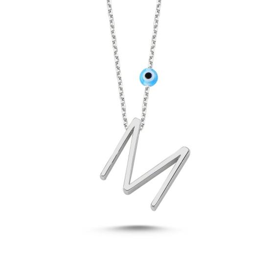 Wholesale -M- Initial Necklace