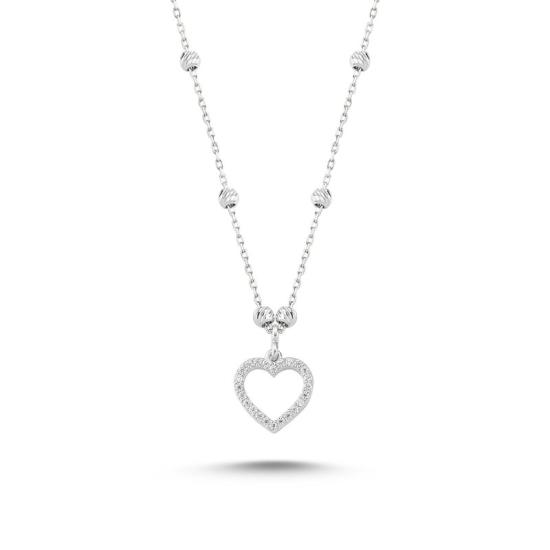 Wholesale Heart Dorica & CZ Necklace