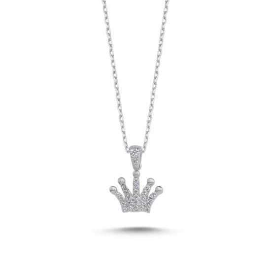 Wholesale Crown CZ Necklace