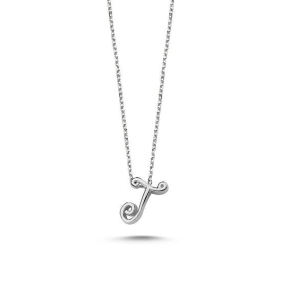 Wholesale -J- Initial Necklace