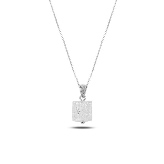 Wholesale White Cube Necklace