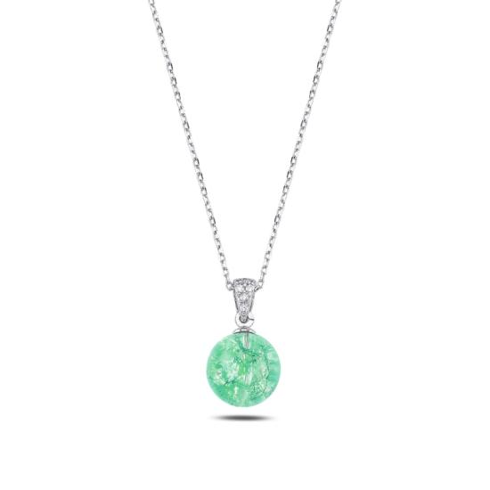 Wholesale Green Ball Necklace