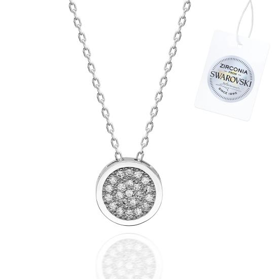 Wholesale Swarovski Zirconia Round Necklace