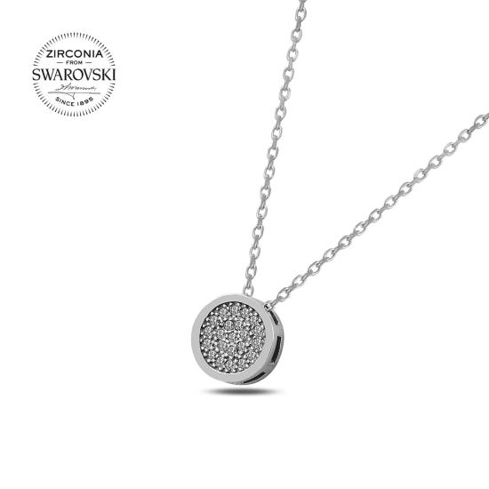 Wholesale Swarovski Zirconia Round Necklace