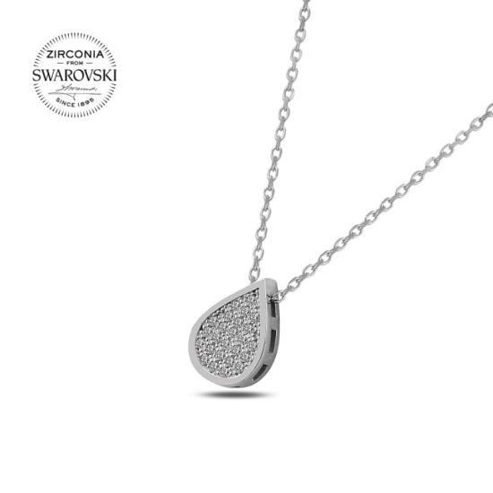 Wholesale Swarovski Zirconia Water Drop Necklace