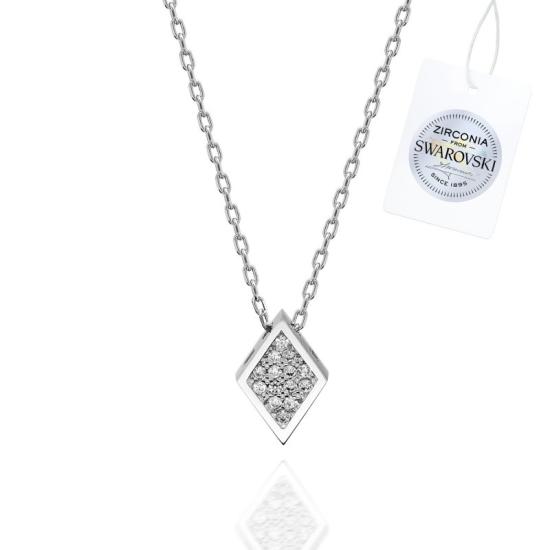 Wholesale Swarovski Zirconia Rhombus Necklace