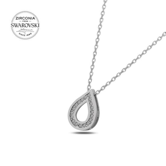 Wholesale Swarovski Zirconia Water Drop Necklace