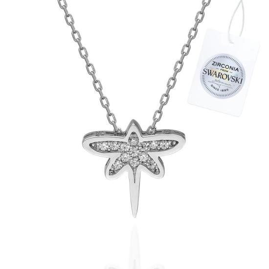 Wholesale Swarovski Zirconia Dragonfly Necklace