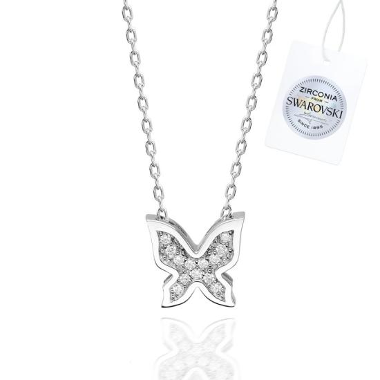 Wholesale Swarovski Zirconia Butterfly Necklace