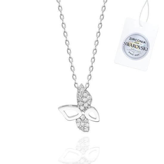 Wholesale Swarovski Zirconia Butterfly Necklace