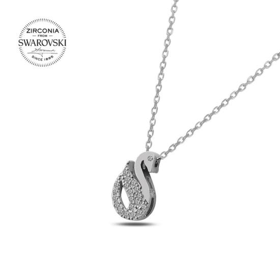 Wholesale Swarovski Zirconia Swan Necklace