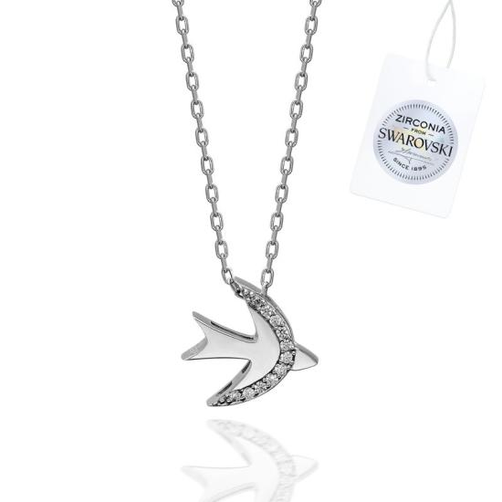 Wholesale Swarovski Zirconia Bird Necklace