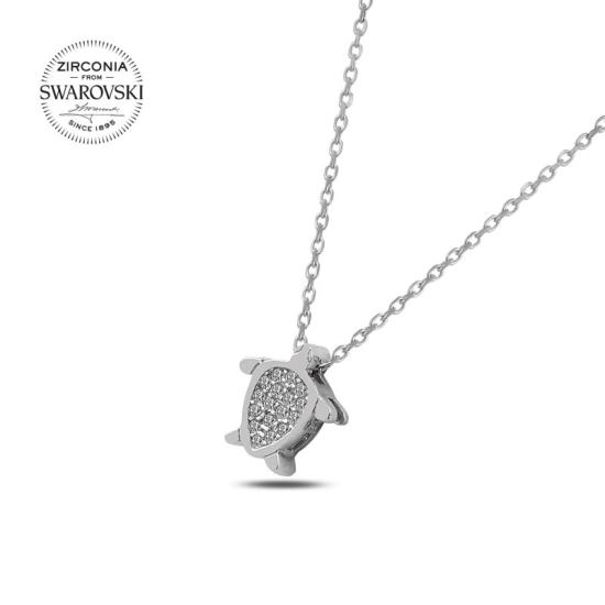 Wholesale Swarovski Zirconia Turtle Necklace